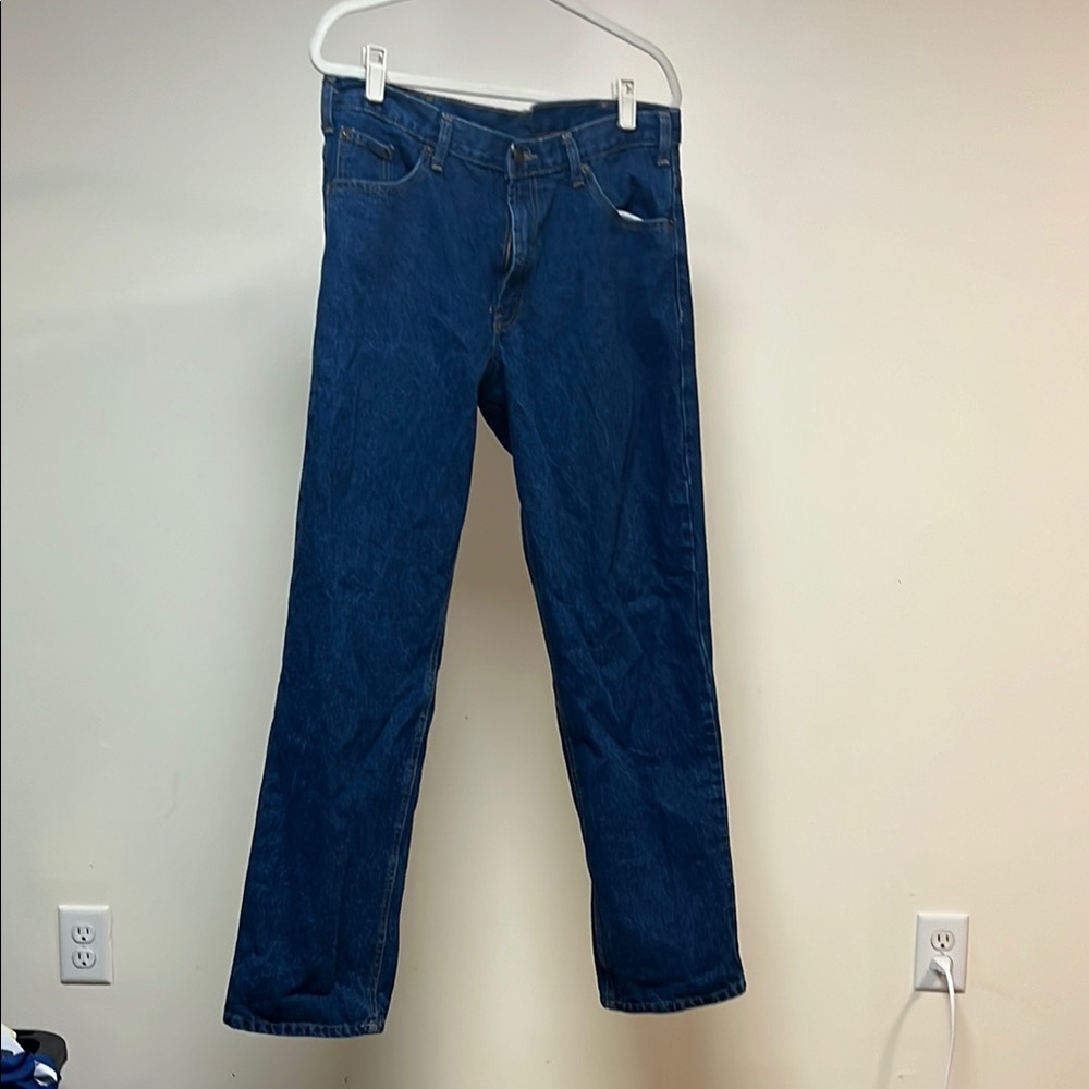 Vintage True Blue denim jeans made in Madagascar